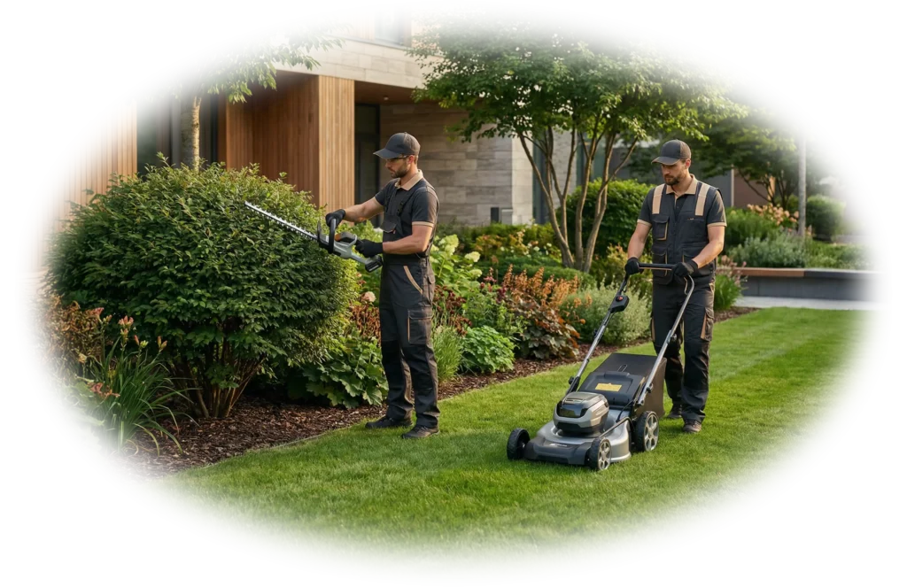 Údržba zeleně v areálu společnosti A-ROYAL Service