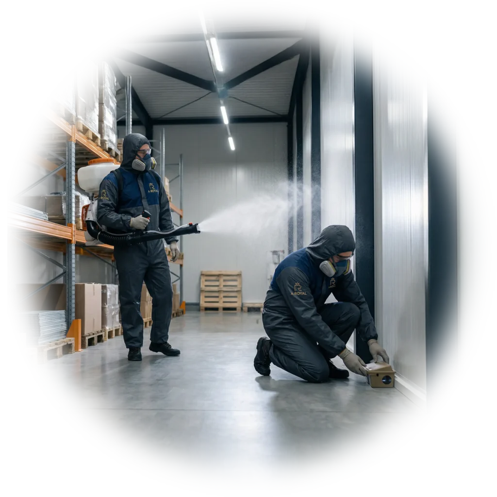 Deratizace, dezinsekce a dezinfekce v komerčním objektu